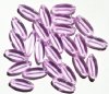 25 20x8mm Transparent Alexandrite Long Flat Oval Beads